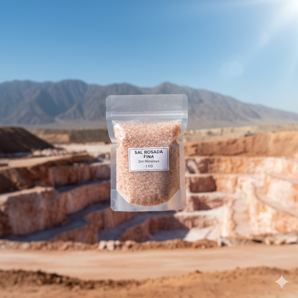 Sal Rosada Fina Del Himalaya (1 Kg)